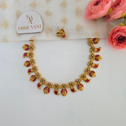 Sumukhi mango lakshmi necklace
