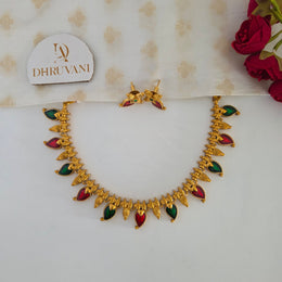 Mango Enamel Necklace Budget