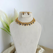 Palakka lakshmi enamel necklace