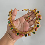 Palakka lakshmi enamel necklace