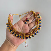 Budget mango enamel necklace