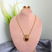 Palakka Circle Chain Maroon