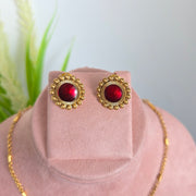 Palakka Circle Chain Maroon