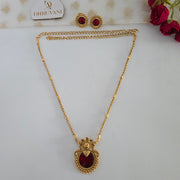 Palakka Circle Chain Maroon