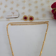 Palakka Circle Chain Maroon