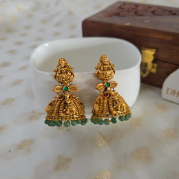 Lakshmi Hathi jhumka Mint green