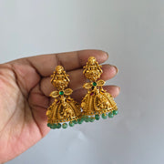 Lakshmi Hathi jhumka Mint green
