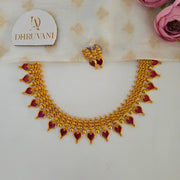 Varnam Red necklace