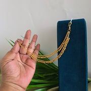 Gold 2 layer Earchain Maati (1 pair)