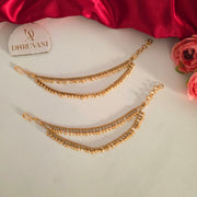 Gold 2 layer Earchain Maati (1 pair)