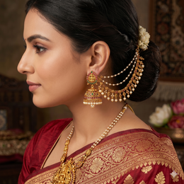 Premium Nirosha Earchain /maati