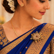 Flora saree pin/Brooch